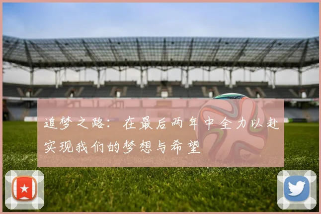 追梦之路：在最后两年中全力以赴实现我们的梦想与希望